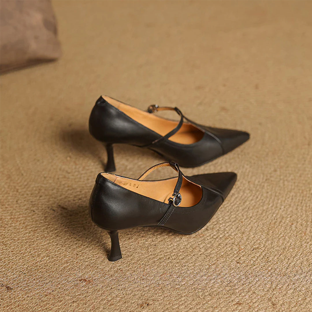 Mirella Genuine Leather Heels