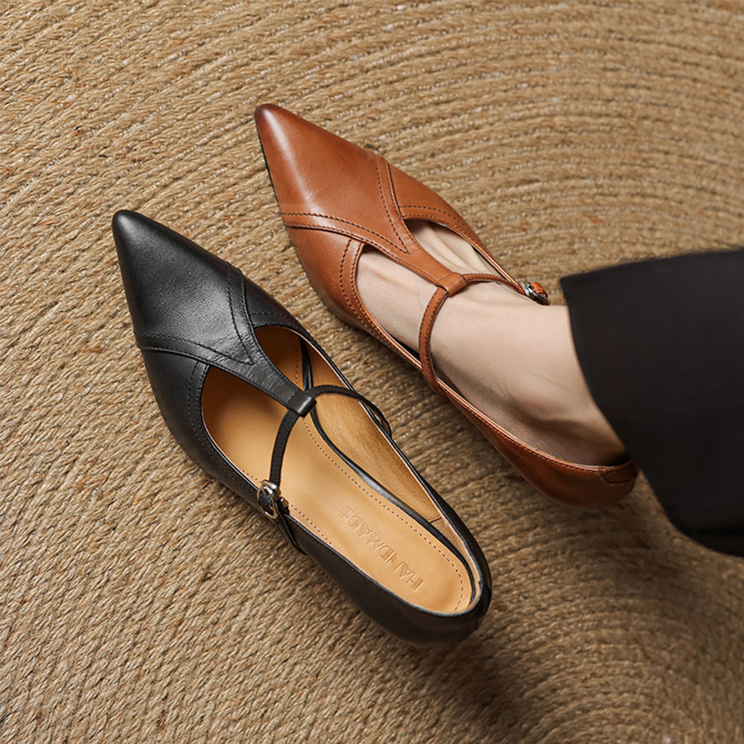 Mirella Genuine Leather Heels