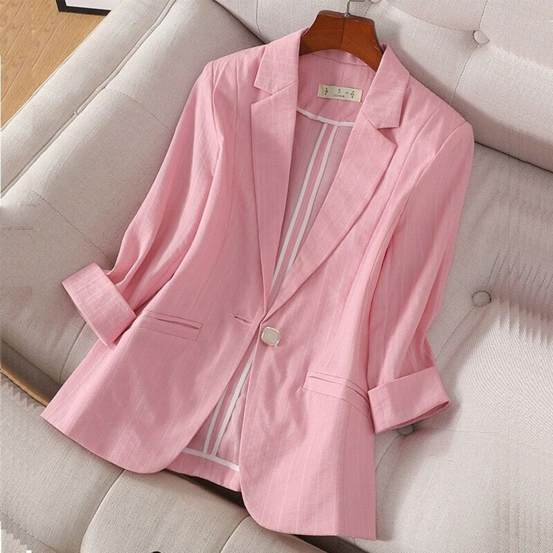 Alora Linen Blazer