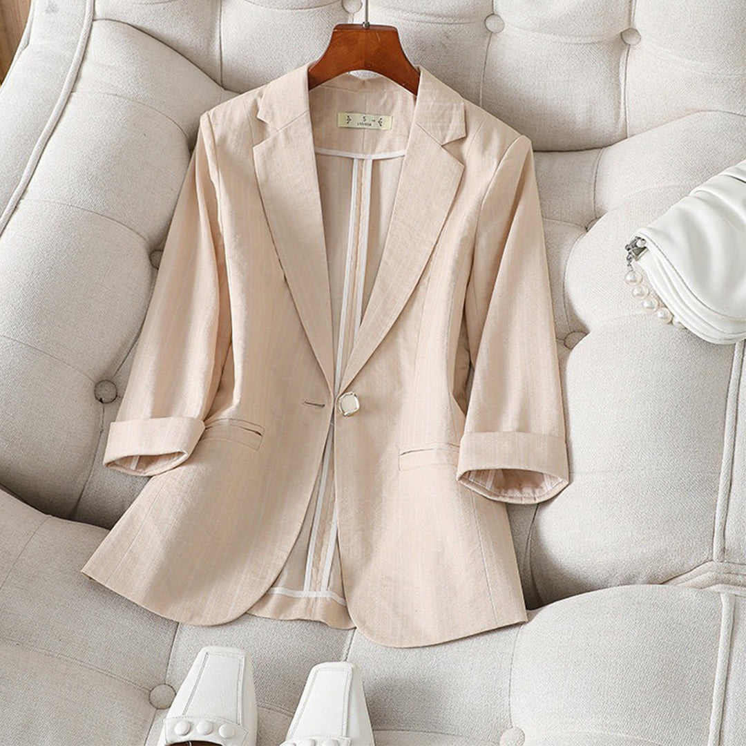 Alora Linen Blazer