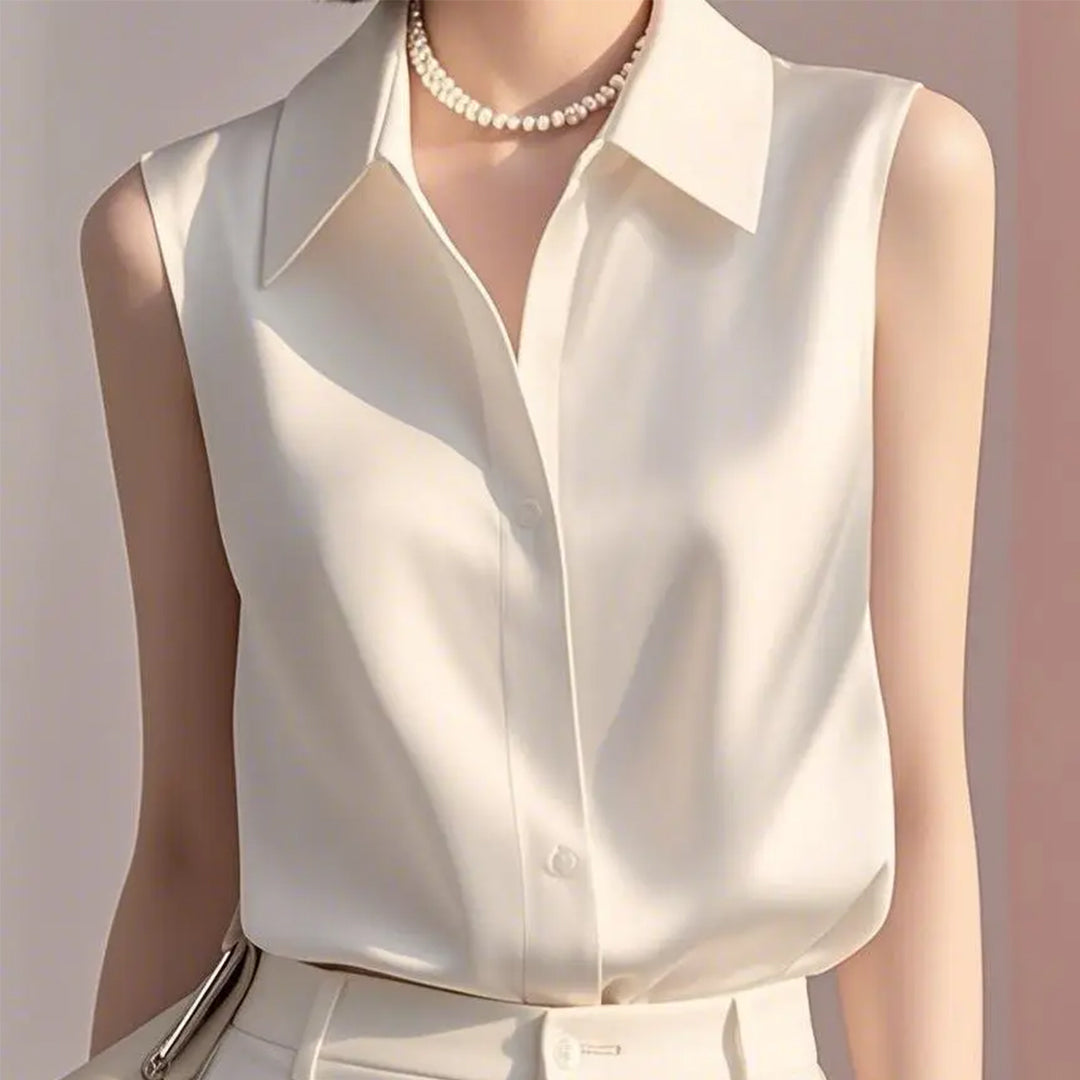 Lina Satin Summer Blouse