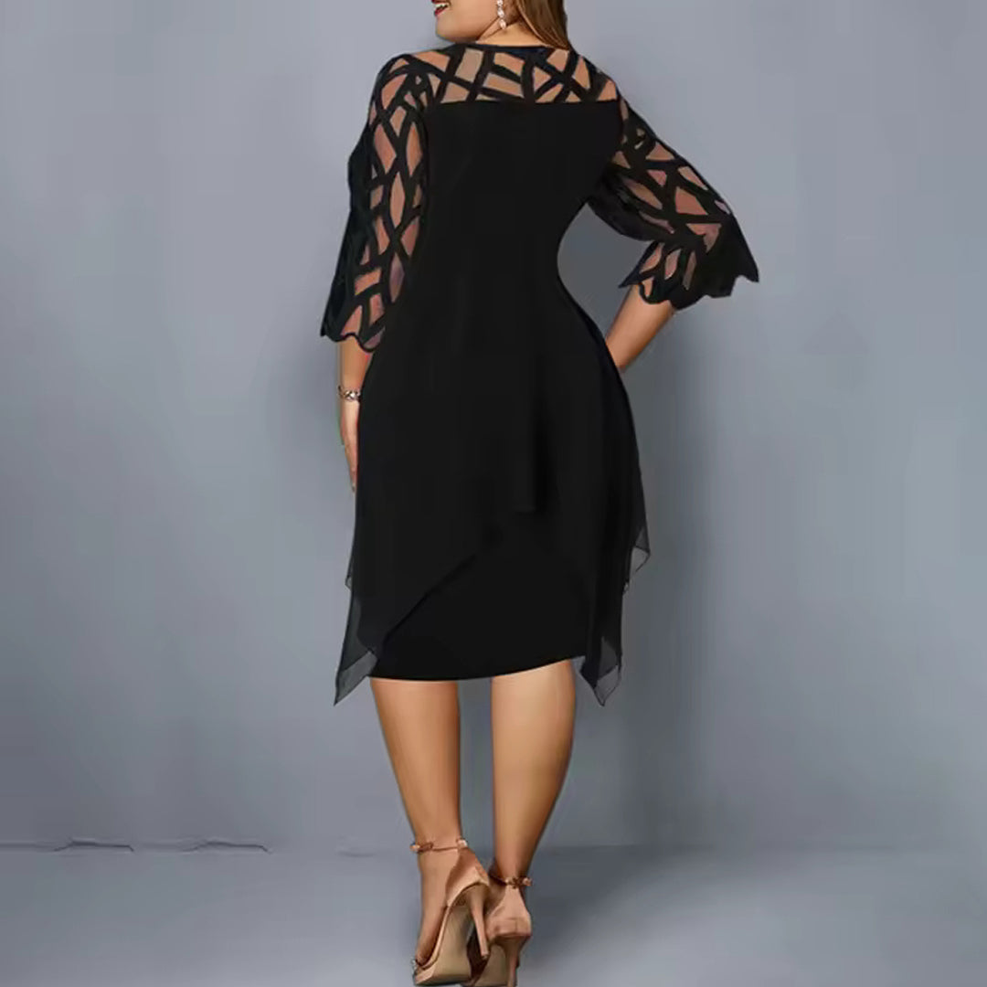 Serelina Plus Size Midi Dress
