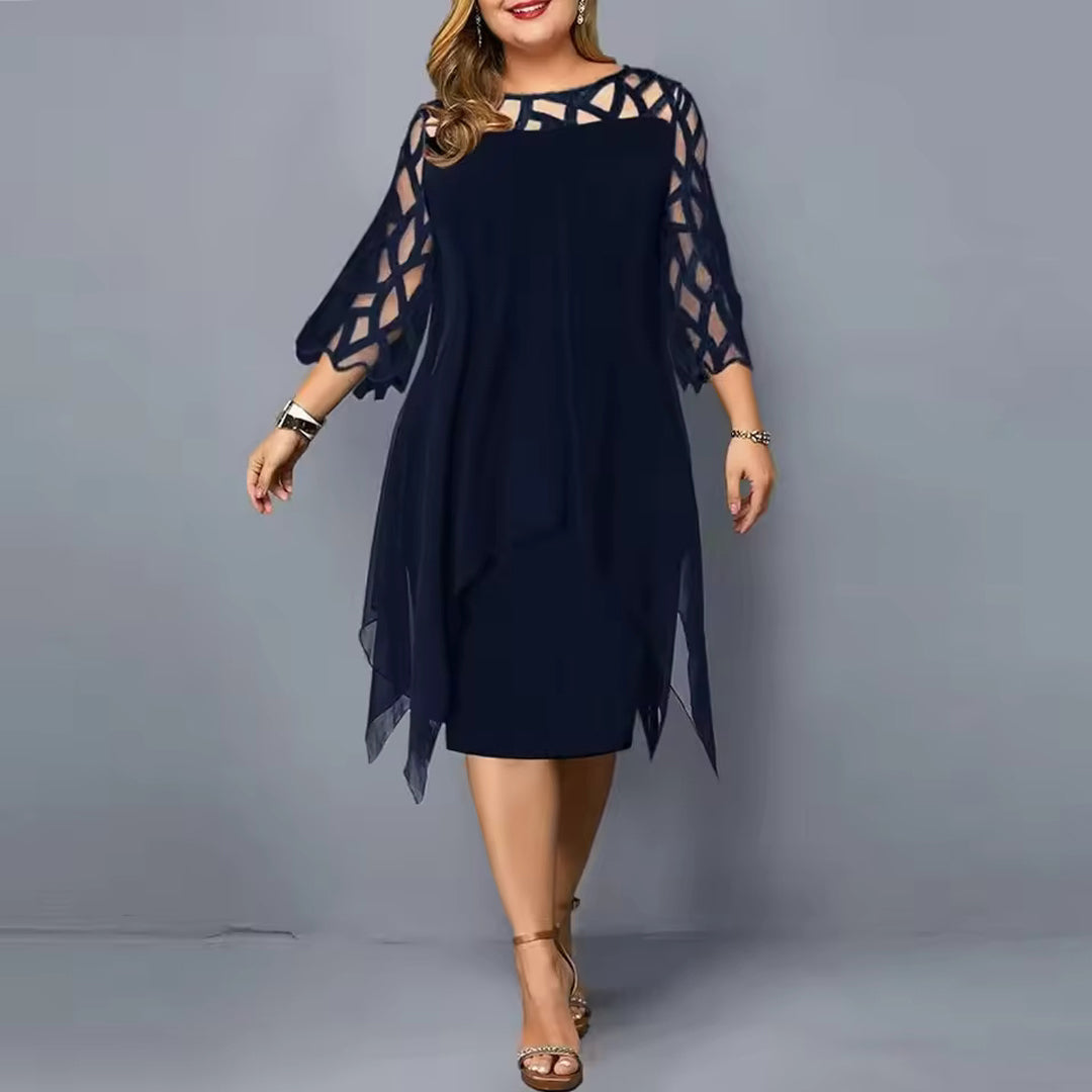 Serelina Plus Size Midi Dress
