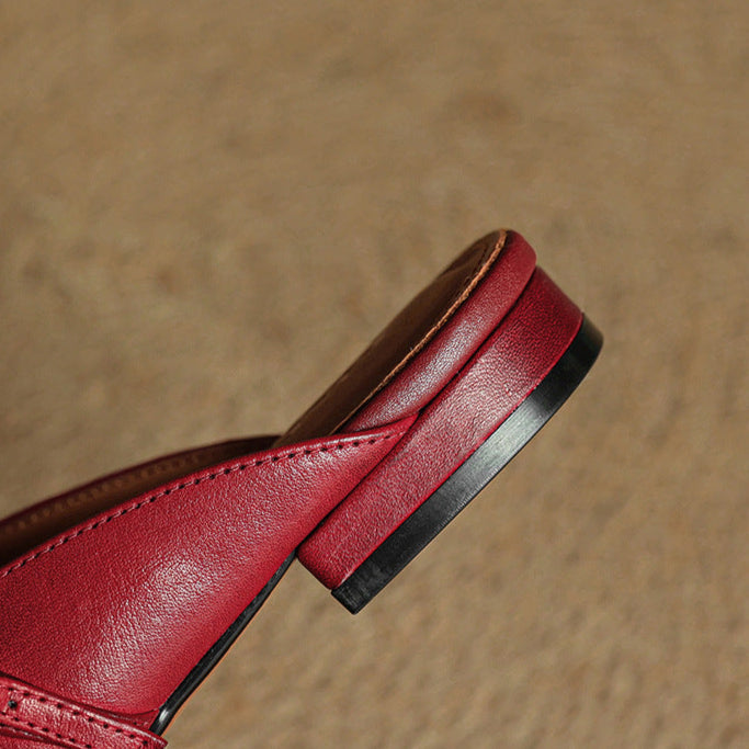 Vera Leather Mules