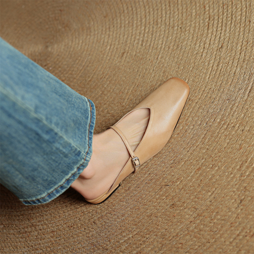 Vera Leather Mules