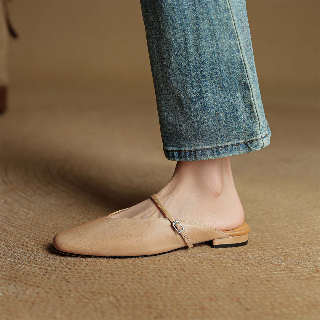 Vera Leather Mules
