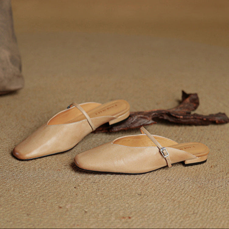 Vera Leather Mules