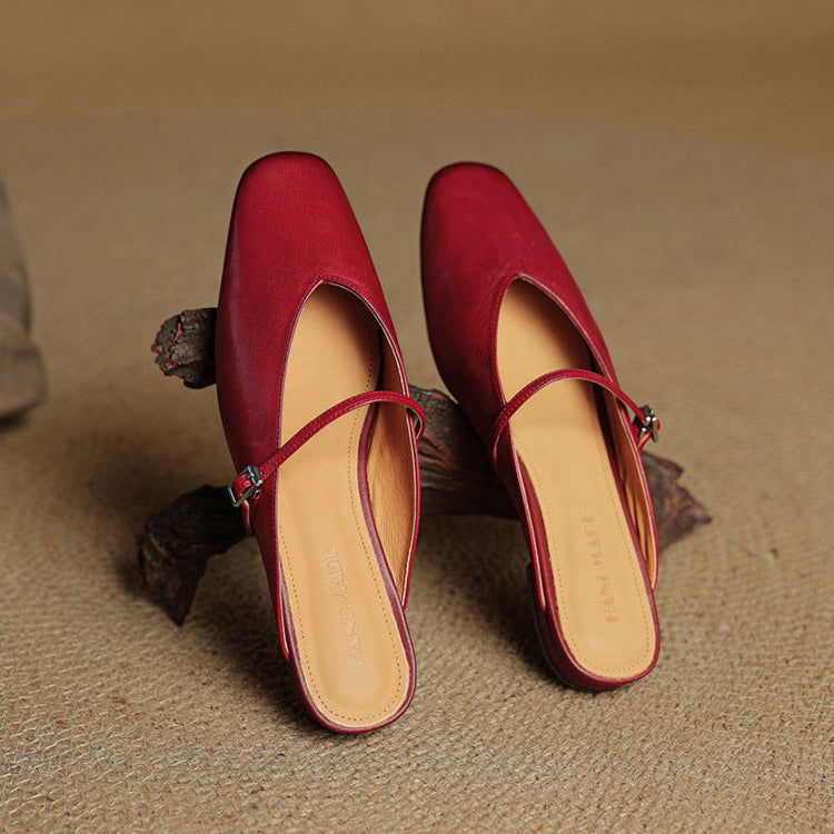 Vera Leather Mules