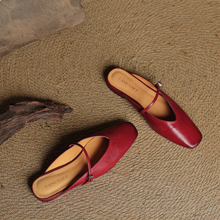 Vera Leather Mules