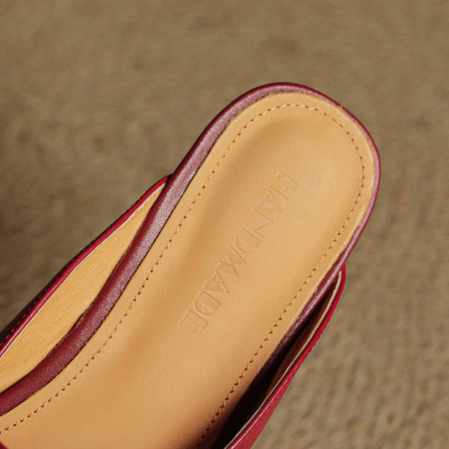 Vera Leather Mules
