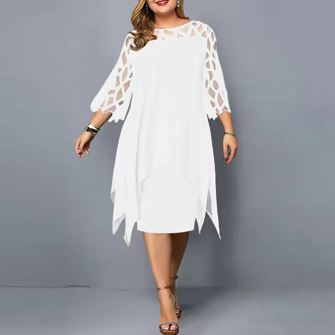 Serelina Plus Size Midi Dress
