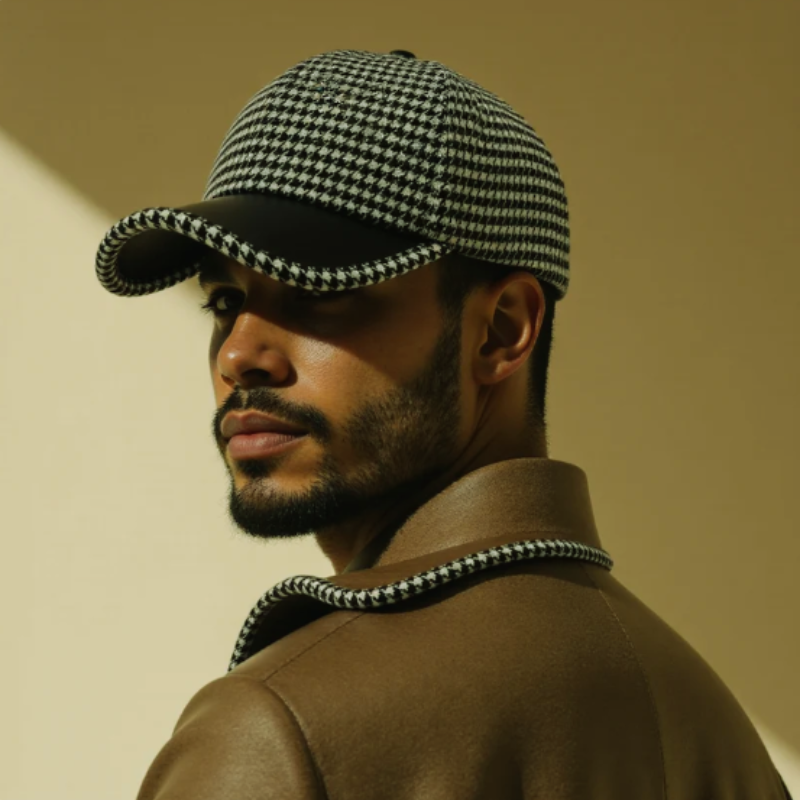 Kingsley Leather Cap