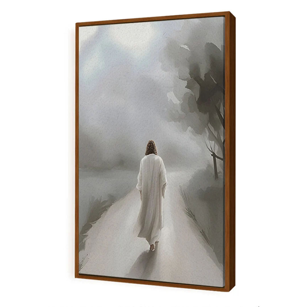 Walking with Jesus Canvas