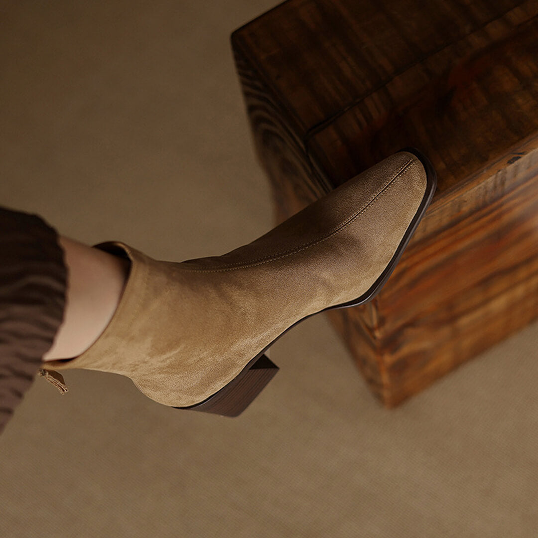 Marvia Genuine Suede Boots