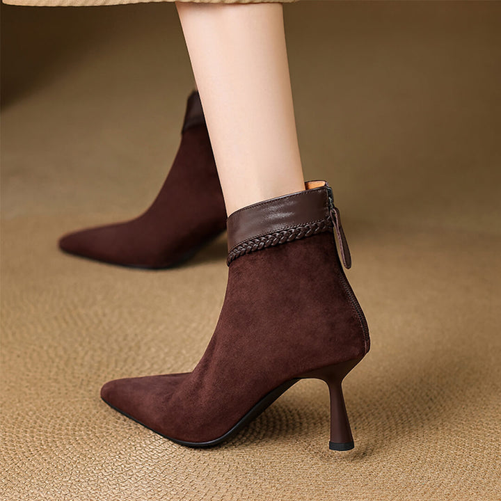 Seriva Genuine Suede Ankle Boots