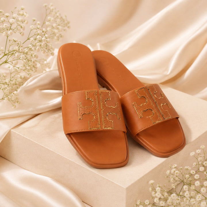 Tory Burch Double T Sport Slide
