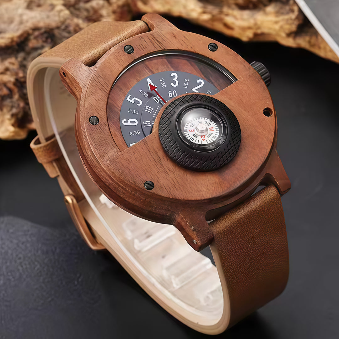 Voyager Wooden Timepiece
