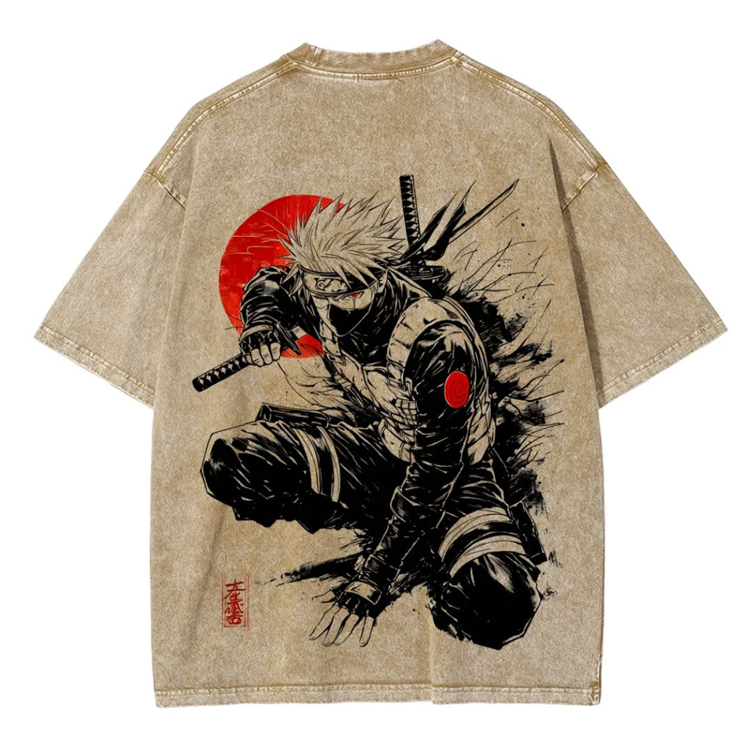Naruto Unisex Fit Washed T-Shirt