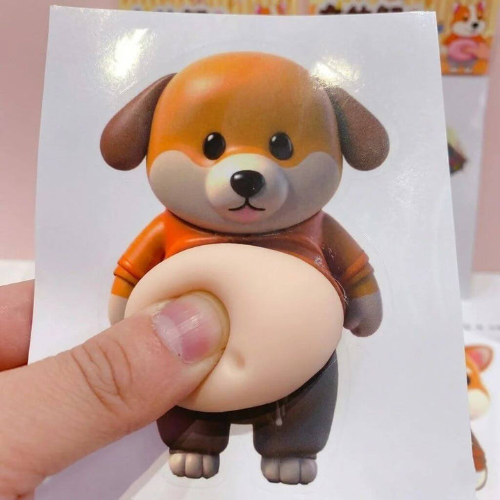 Chubby Shiba Silicone Sticker