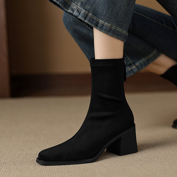Marvia Genuine Suede Boots