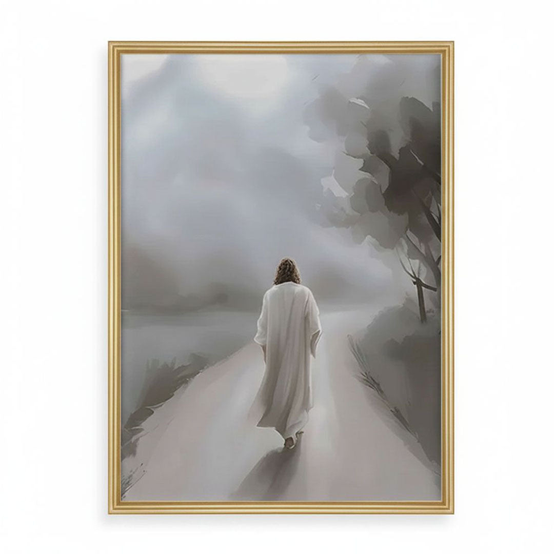 Walking with Jesus Canvas