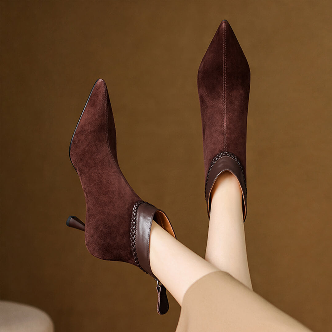 Seriva Genuine Suede Ankle Boots