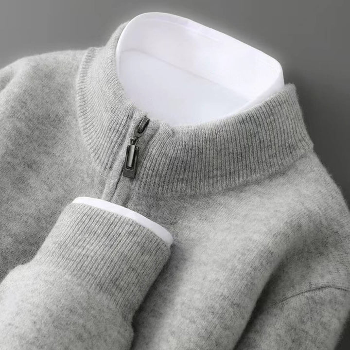 Ravello Cashmere Zip Cardigan