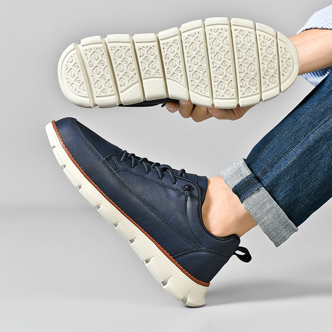 Axton Leather Flex Sneakers
