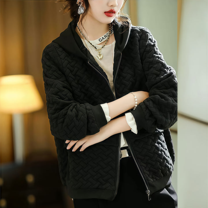 Averie Quilted Hoodie