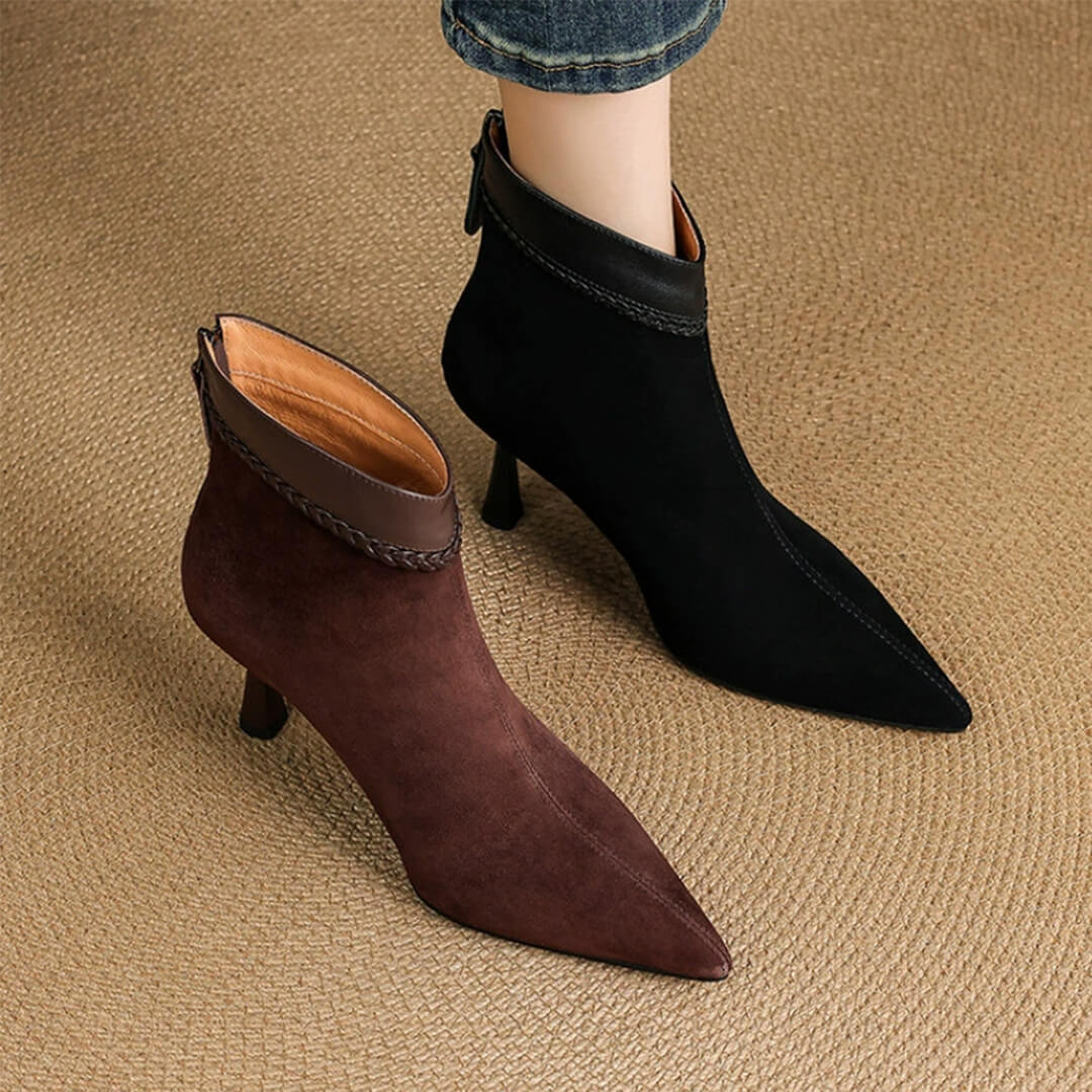 Seriva Genuine Suede Ankle Boots