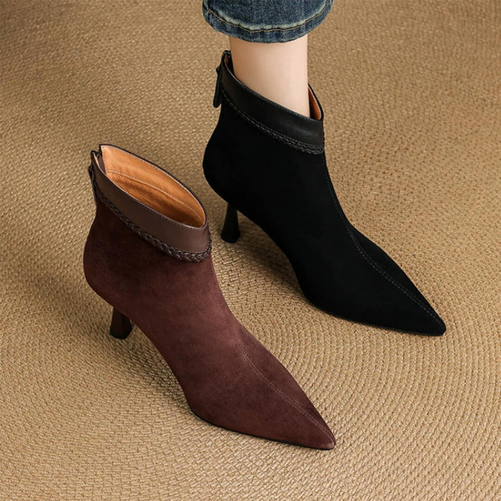 Seriva Genuine Suede Ankle Boots