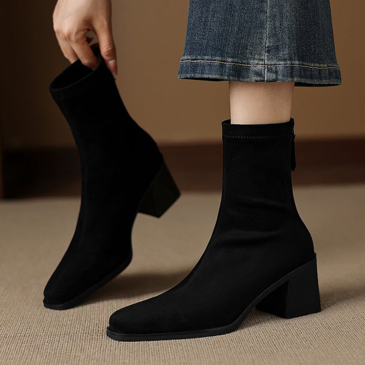 Marvia Genuine Suede Boots