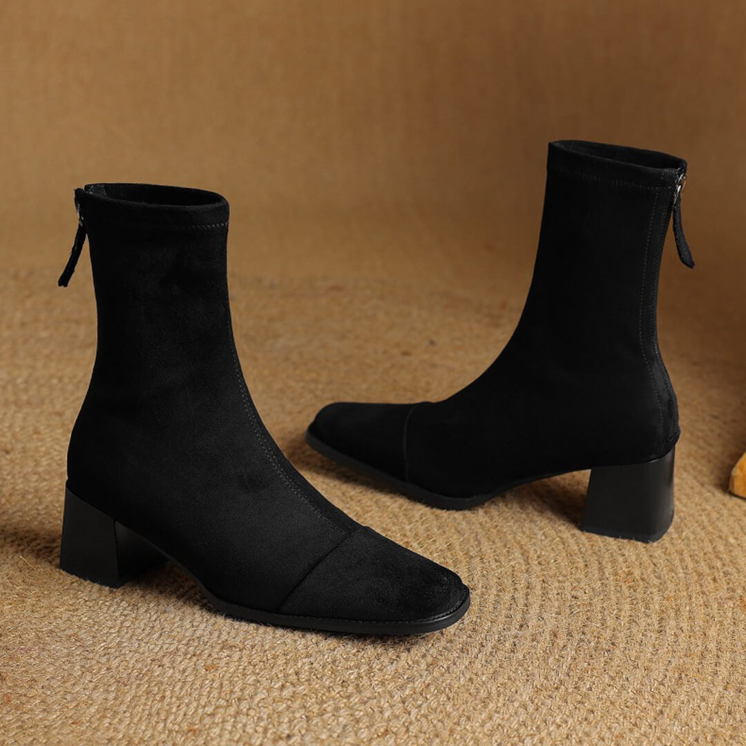 Amira Genuine Suede Boots