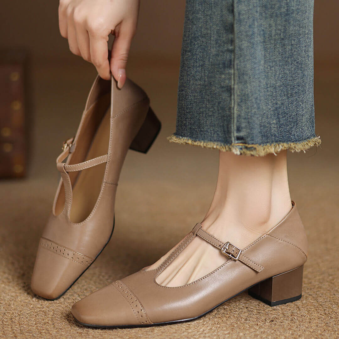 Marien Genuine Leather Flats