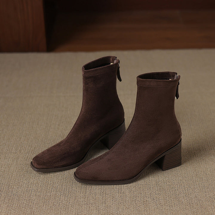 Marvia Genuine Suede Boots