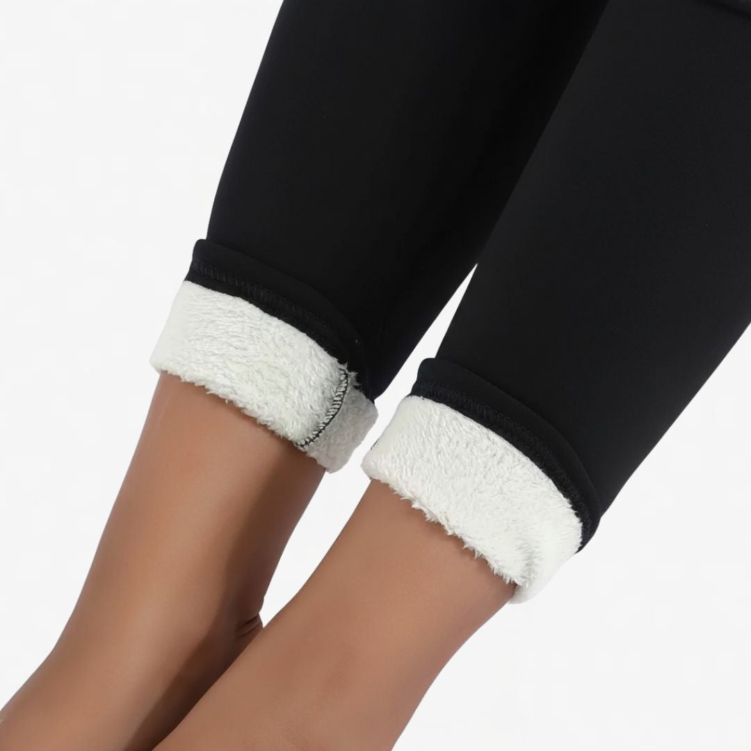 High-Waist Thermal Fleece Leggings
