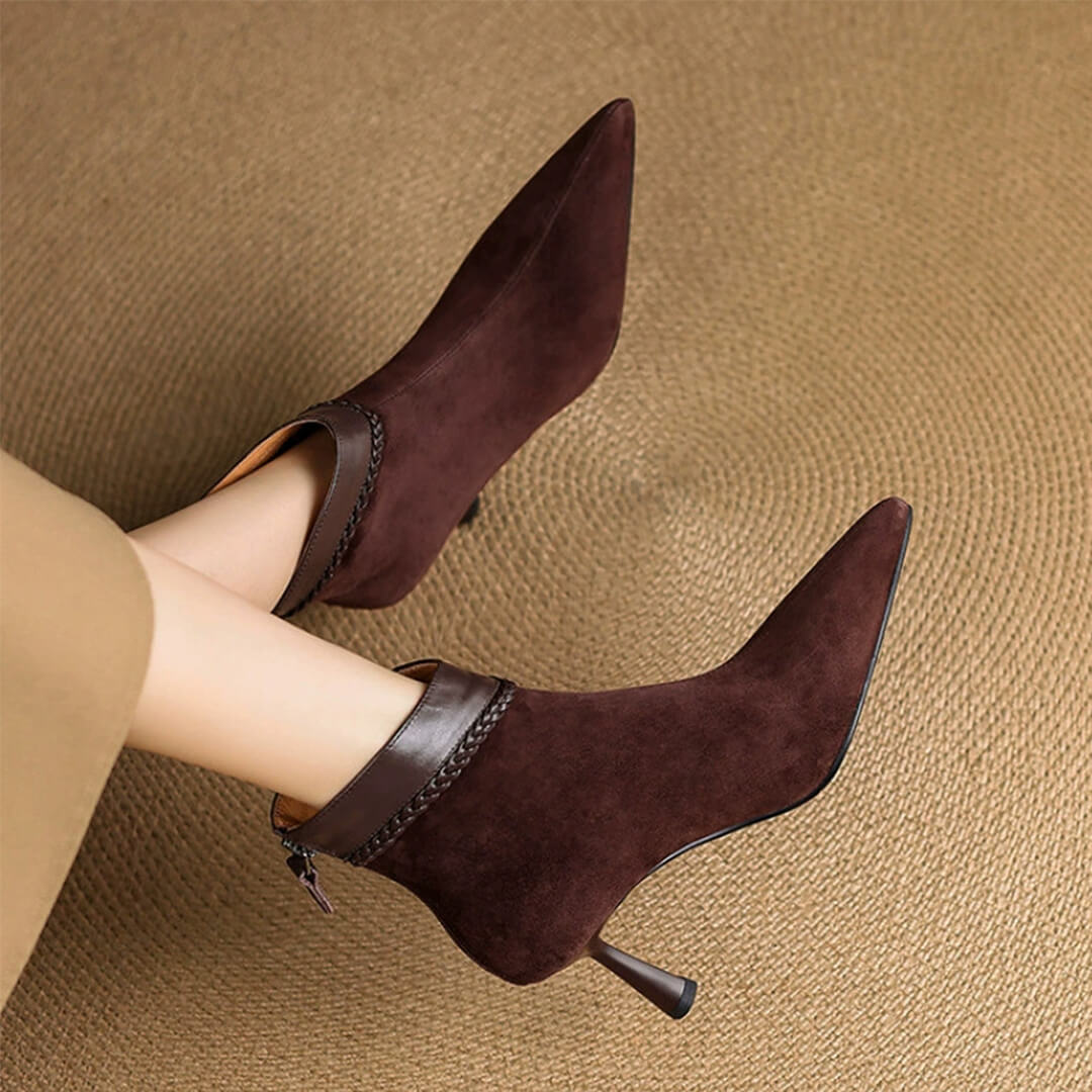 Seriva Genuine Suede Ankle Boots