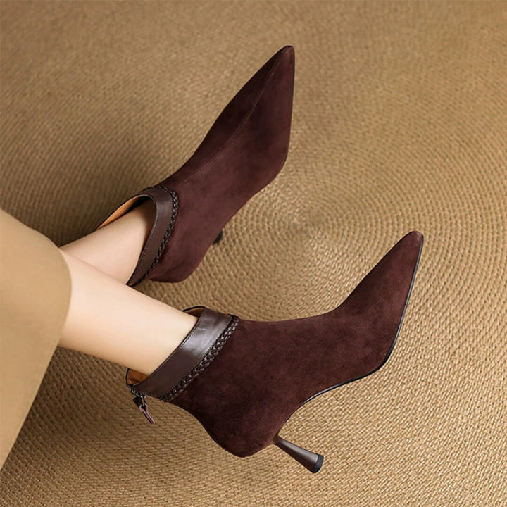 Seriva Genuine Suede Ankle Boots