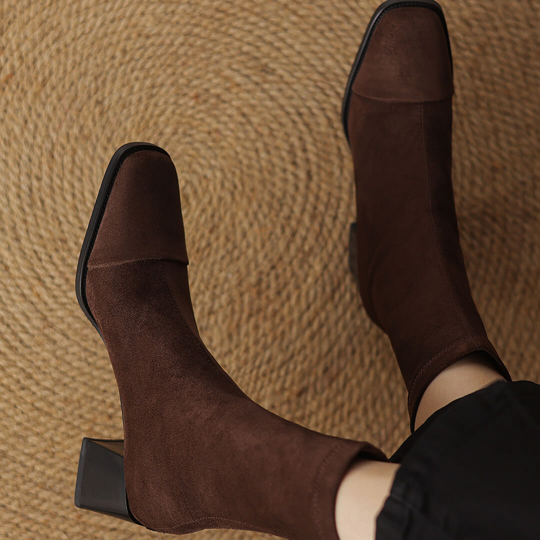 Amira Genuine Suede Boots
