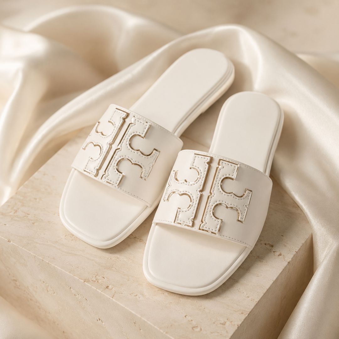 Tory Burch Double T Sport Slide