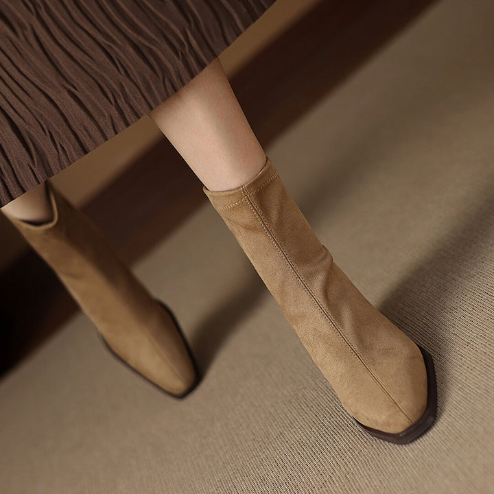 Marvia Genuine Suede Boots