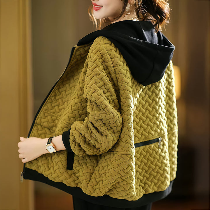 Averie Quilted Hoodie