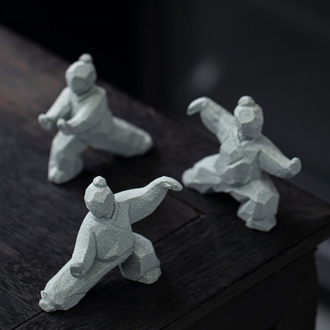 Tai Chi Flow Stone Figurines