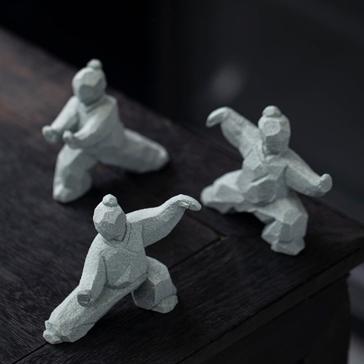 Tai Chi Flow Stone Figurines