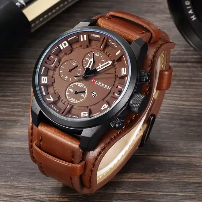 Timberline Leather Timepiece
