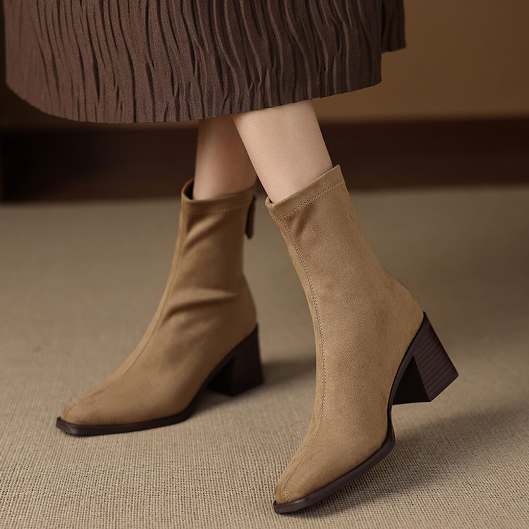 Marvia Genuine Suede Boots