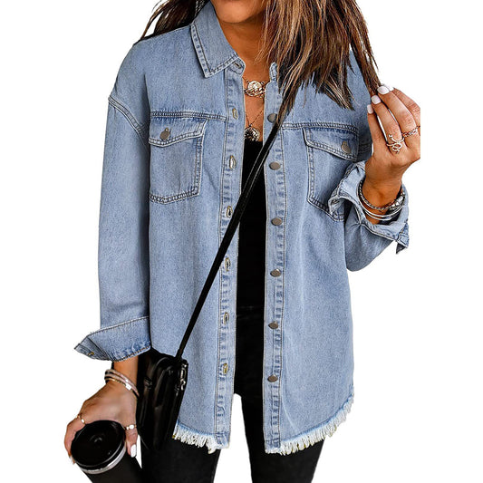 Cleo Washed Denim Jacket