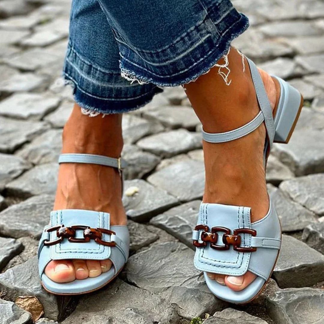 Tortoiseshell Detail Women’s Sandals