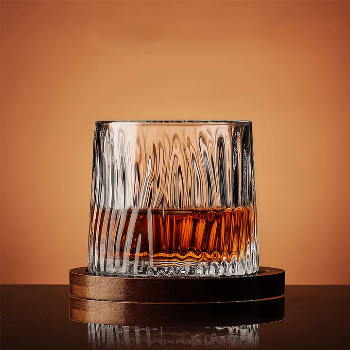 Luxe Wave Crystal Drinkware
