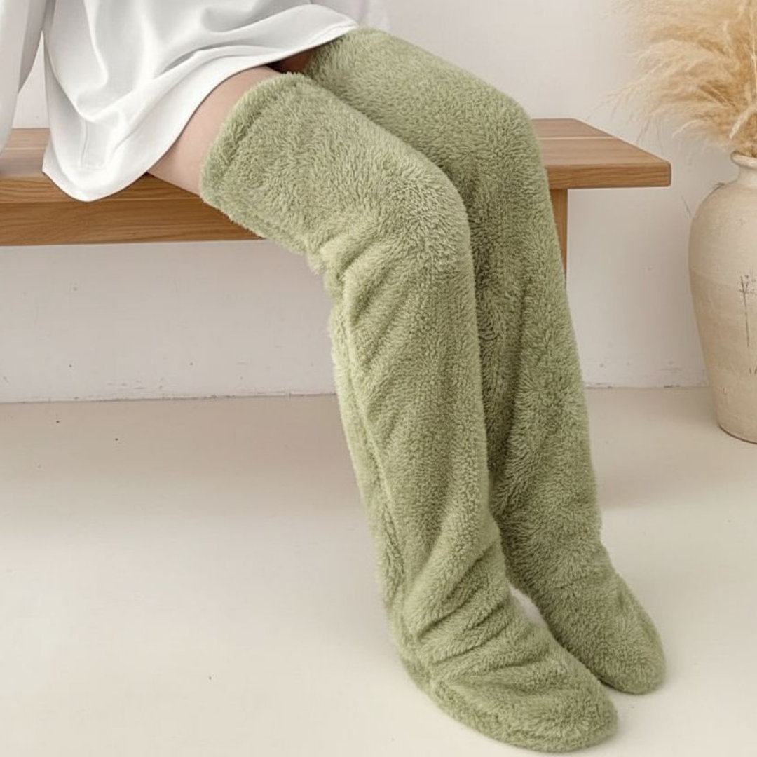 Over Knee Fuzzy Warm Long Socks